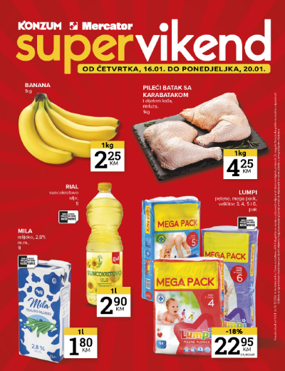 Super vikend 18.1. 20.1.2025.