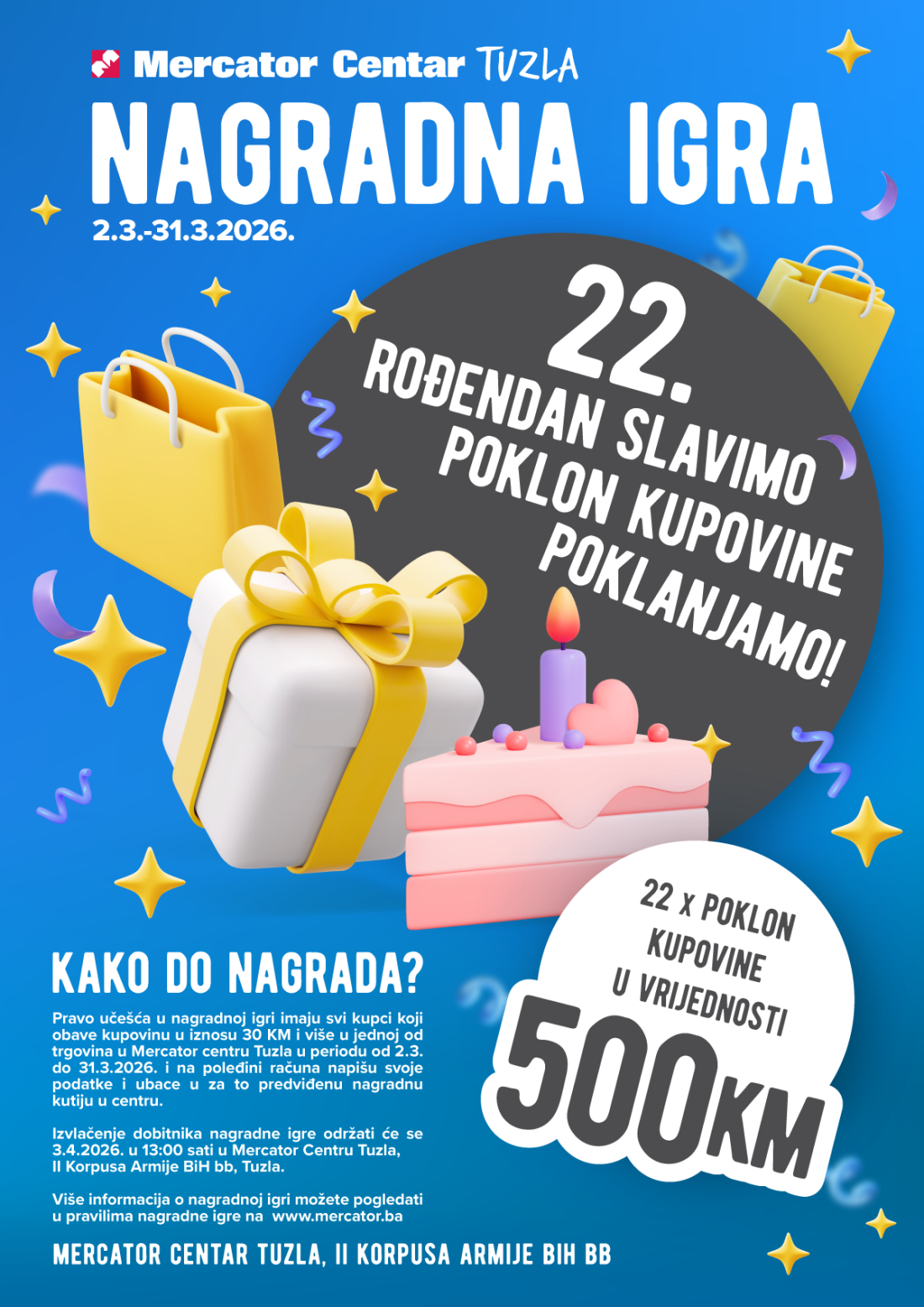 Nagradna igra plakat web3