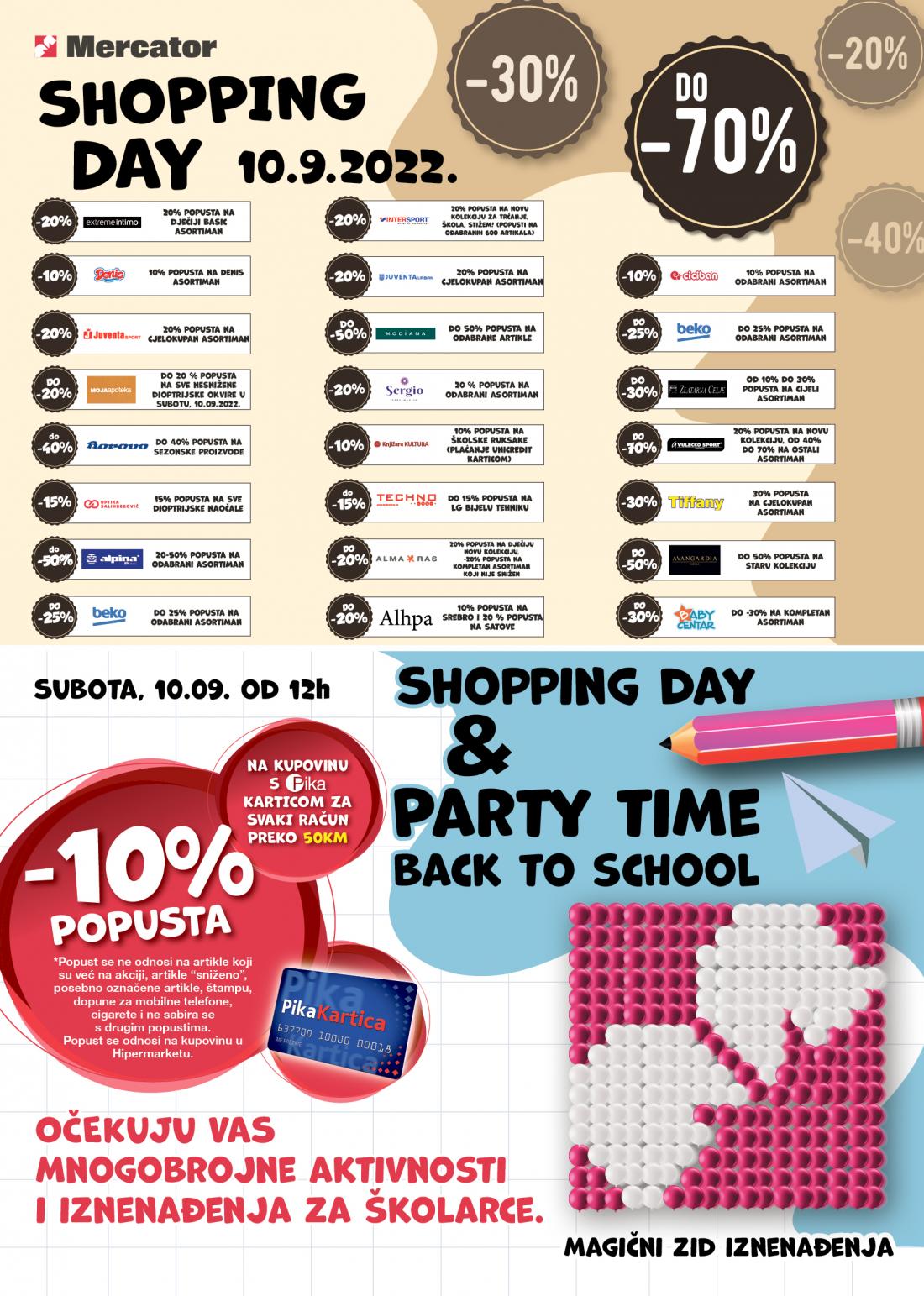 Shopping day WEB plakat
